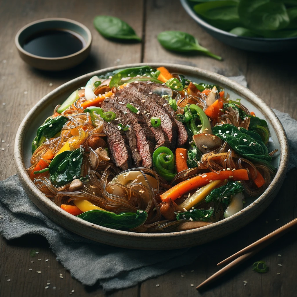 Learn how to make authentic Japchae at home with our step-by-step guide. These Korean stir-fried glass noodles are flavorful, colorful, and perfect for any occasion.
