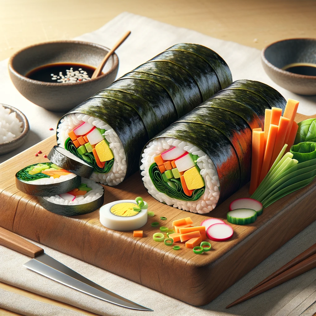 Kimbap-Recipe-Korean-Rice-Rolls