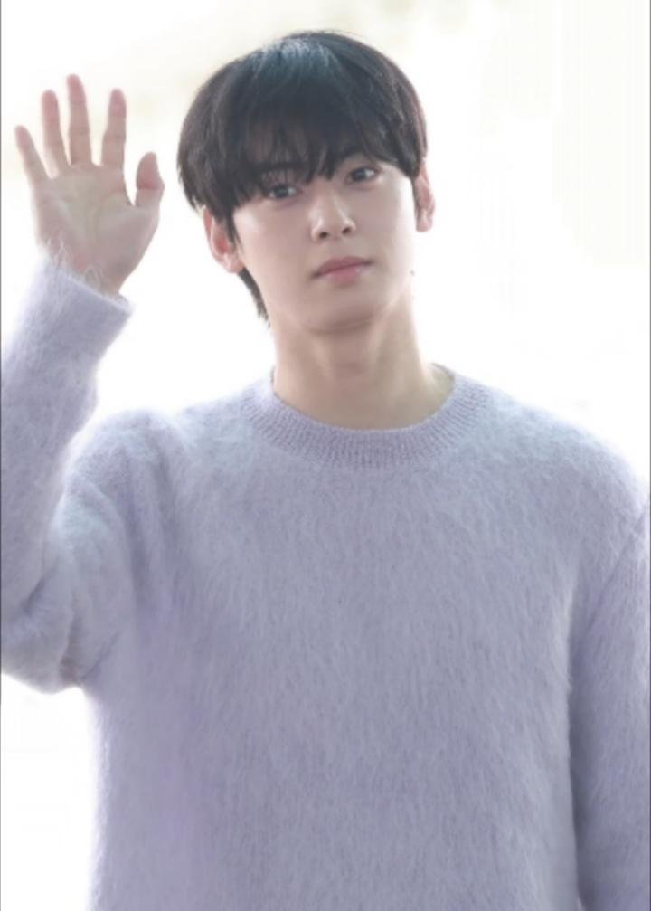 Cha Eun Woo in March 2025, four months before his military enlistment