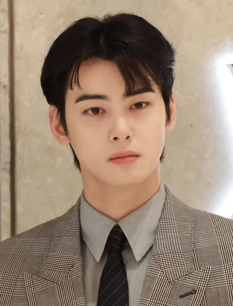 Cha Eun Woo at a store opening in Seoul, March 2025
